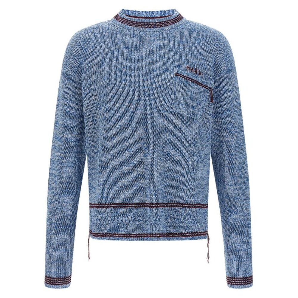 Marni Blue Cotton Men's Cardigan